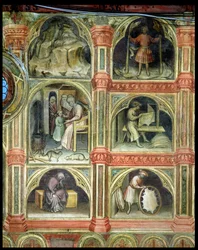The Month of January, from a Series of Murals Depicting the Astrological Cycle
